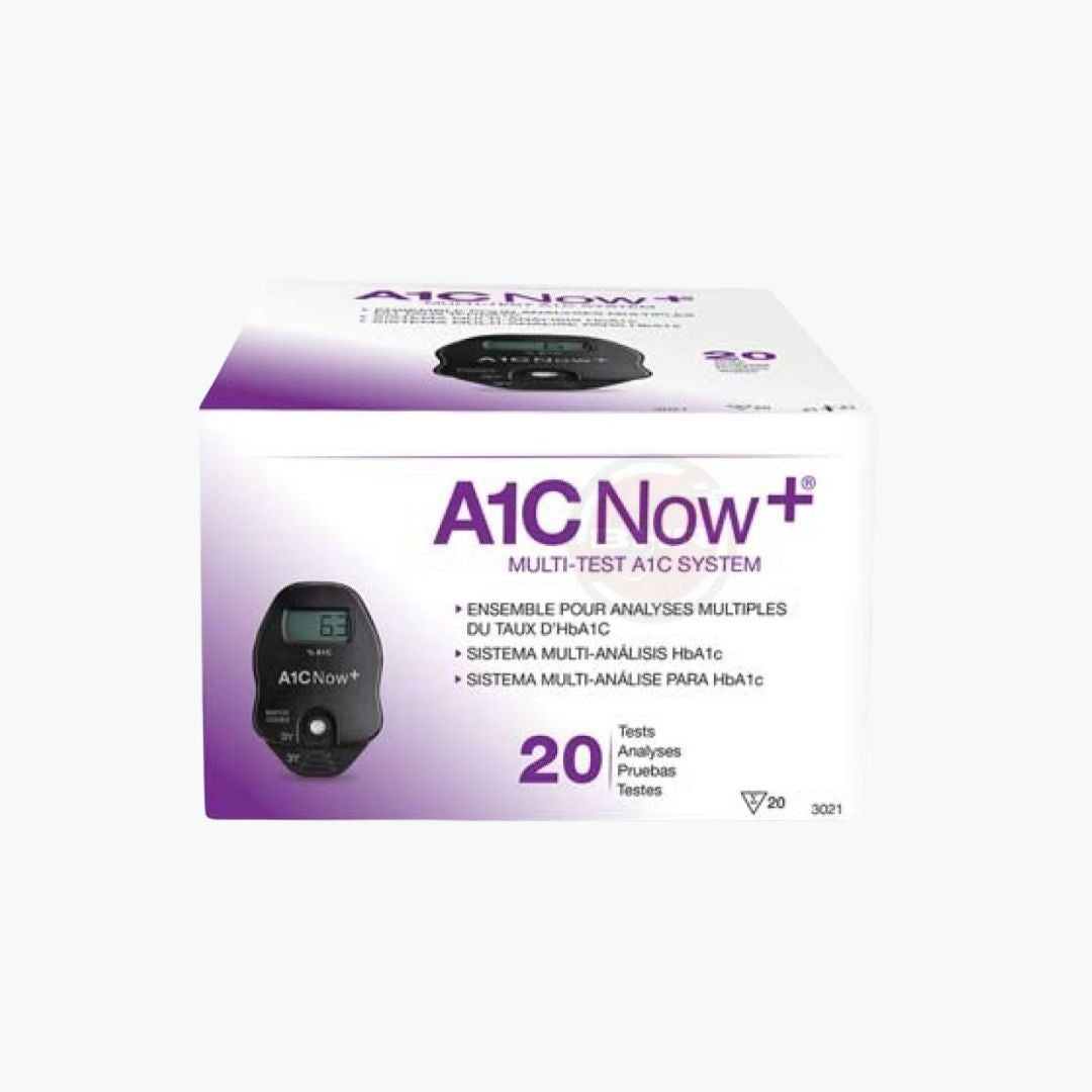 A1CNow+ portable HbA1c point of care tests (20 pack)