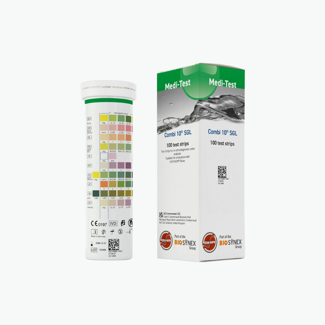 Medi-Test Combi 10SGL (100 urinalysis strips)