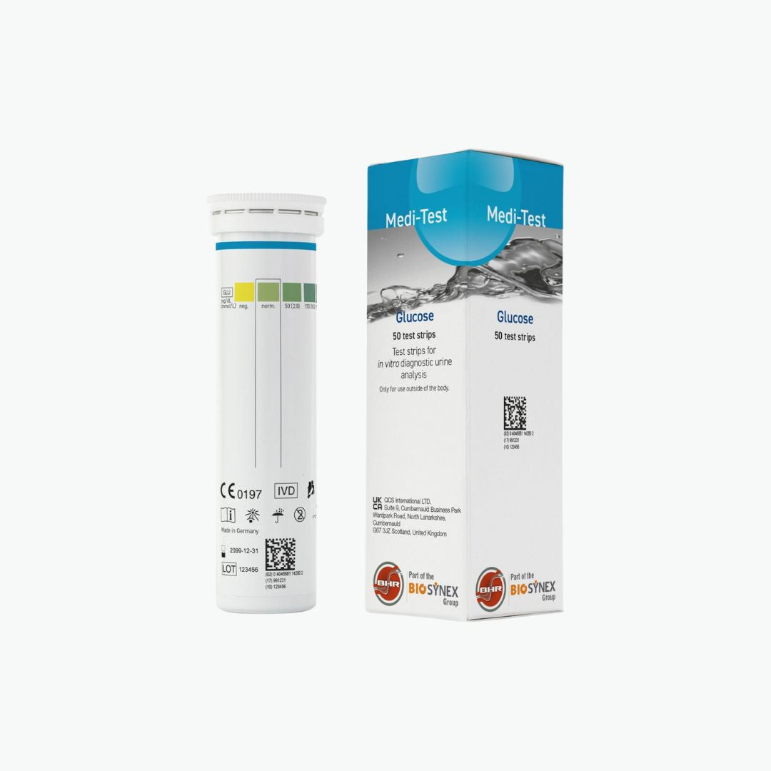 Medi-Test 'Glucose' urinalysis self-test strips (50 strips)